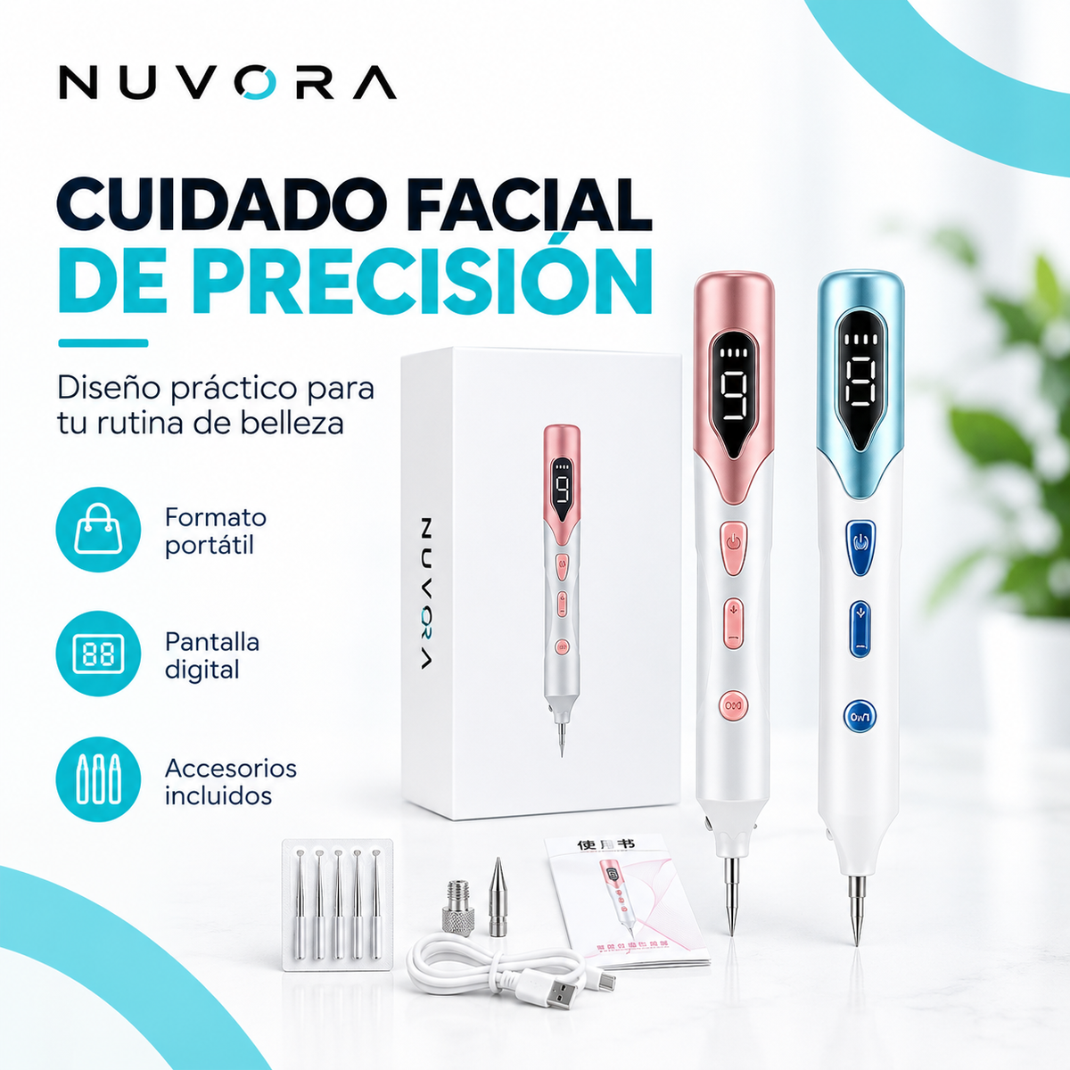 Lápiz Laser de Plasma Para Derma